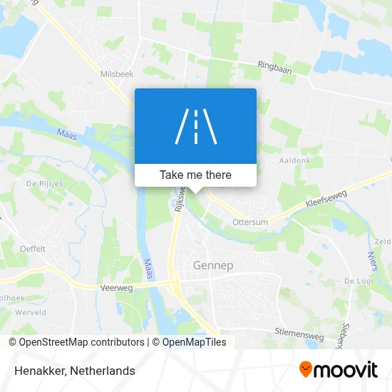 Henakker map