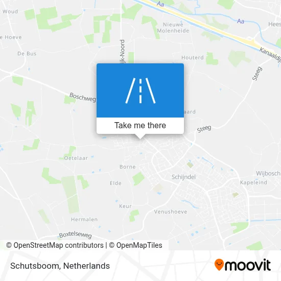 Schutsboom map