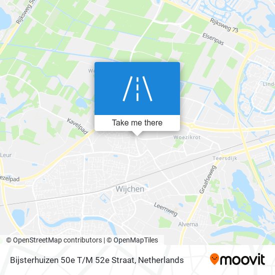 Bijsterhuizen 50e T / M 52e Straat Karte