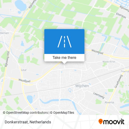 Donkerstraat map