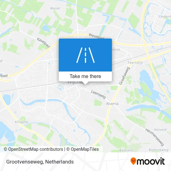 Grootvenseweg map