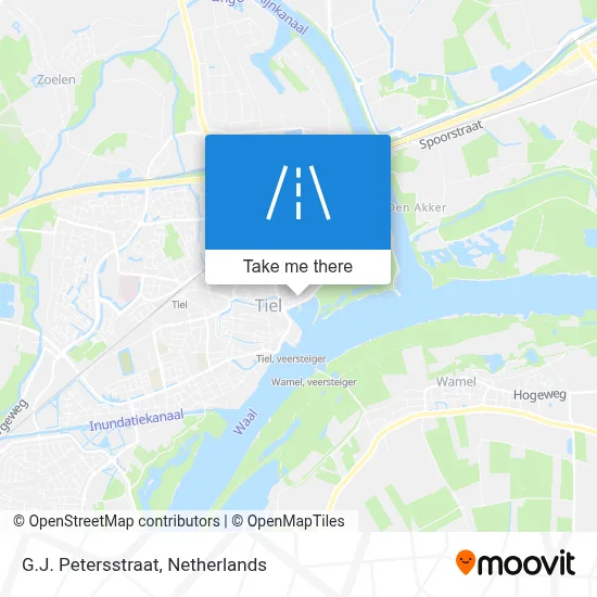 G.J. Petersstraat map