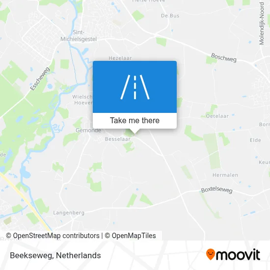 Beekseweg map