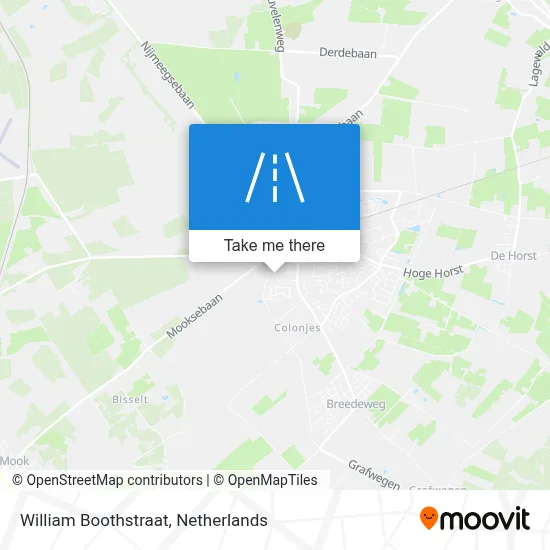 William Boothstraat map