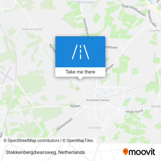 Stekkenbergdwarsweg map