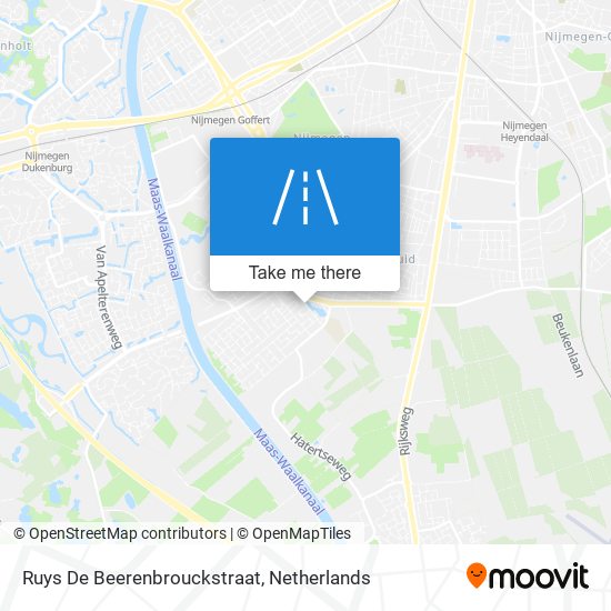 Ruys De Beerenbrouckstraat map