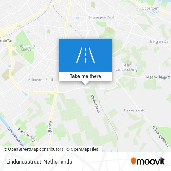 Lindanusstraat map