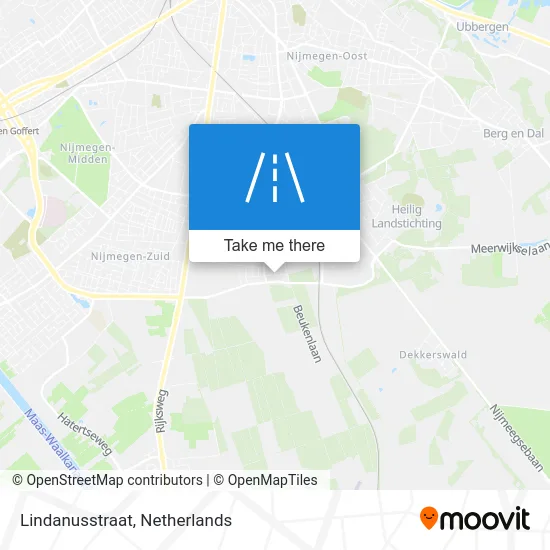 Lindanusstraat map