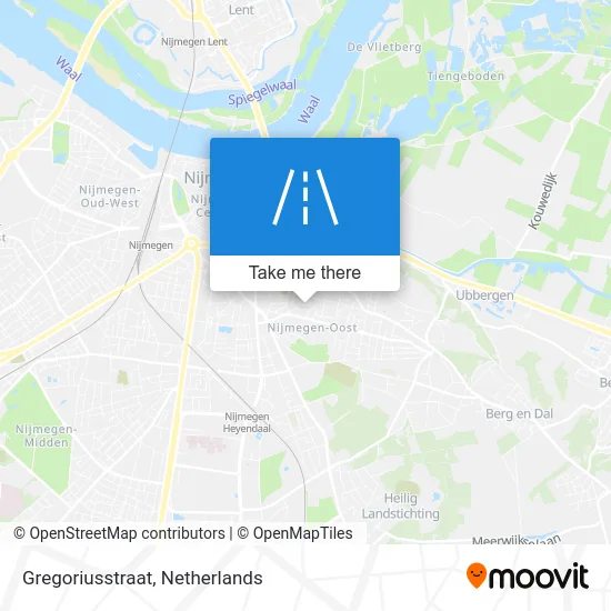 Gregoriusstraat map