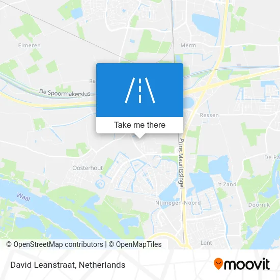 David Leanstraat map