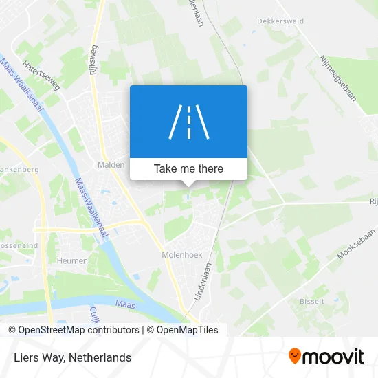 Lierseweg map