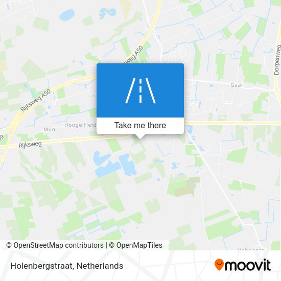 Holenbergstraat map