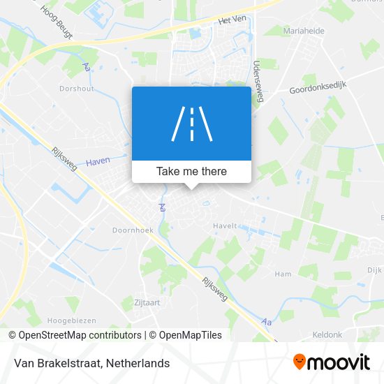 Van Brakelstraat map