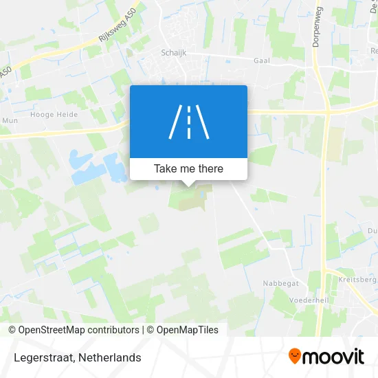 Legerstraat map