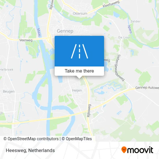Heesweg map