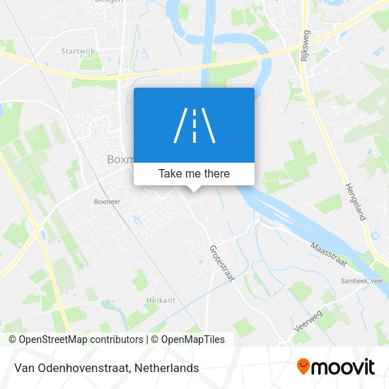 Van Odenhovenstraat map