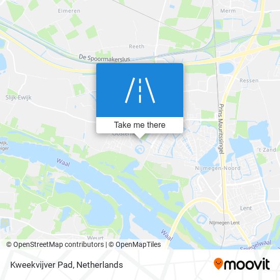 Kweekvijver Pad map