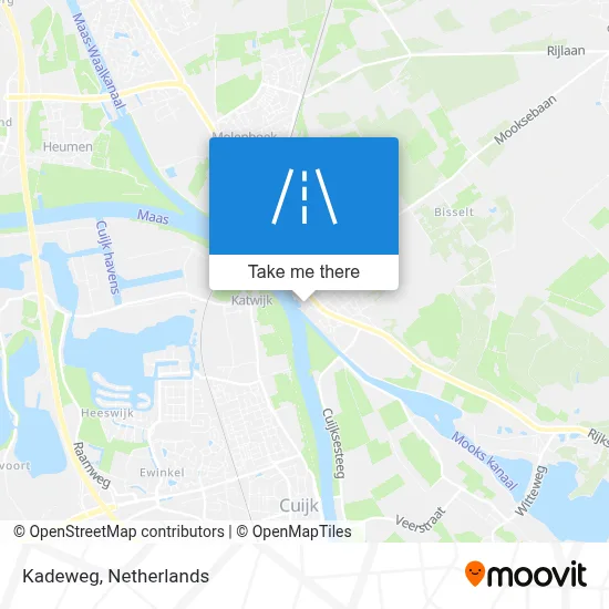 Kadeweg map