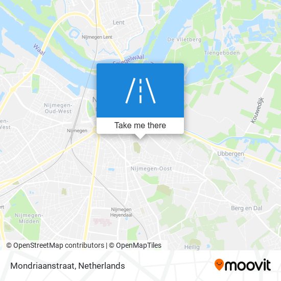 Mondriaanstraat map