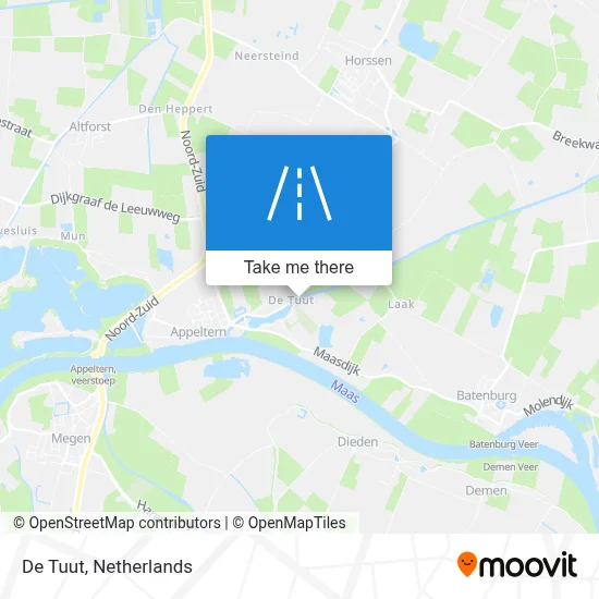 De Tuut map