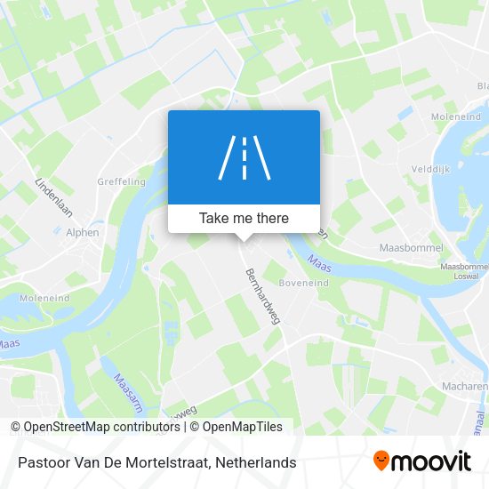 Pastoor Van De Mortelstraat map