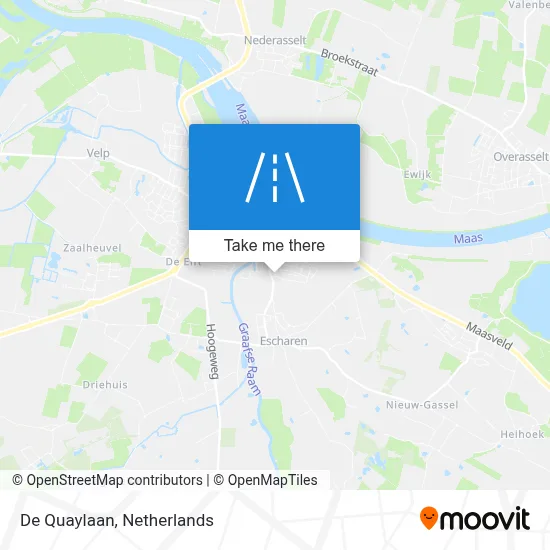 De Quaylaan map
