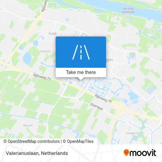Valerianuslaan map