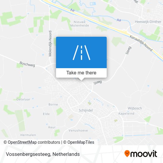 Vossenbergsesteeg map