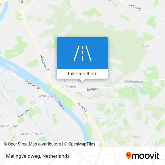 Melingveldweg map