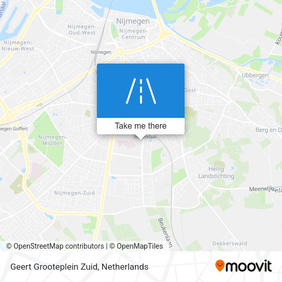 Geert Grooteplein Zuid map