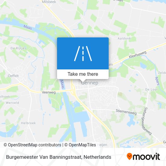 Burgemeester Van Banningstraat map