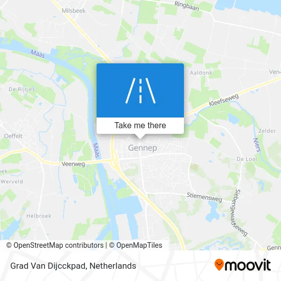 Grad Van Dijcckpad map