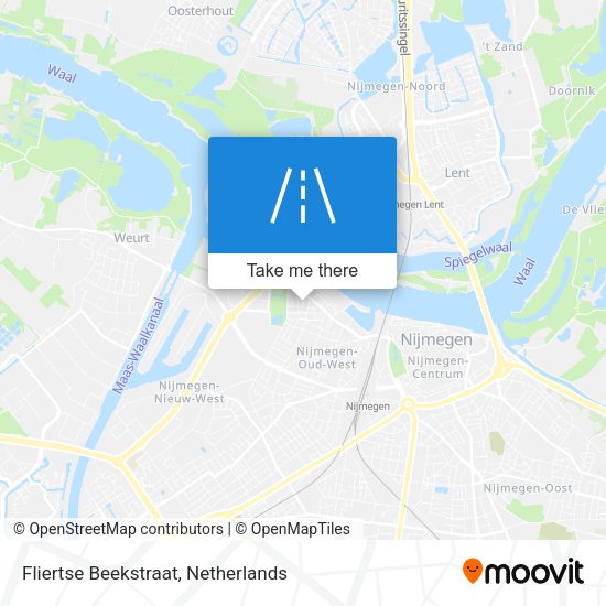 Fliertse Beekstraat map
