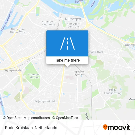 Rode Kruislaan Karte