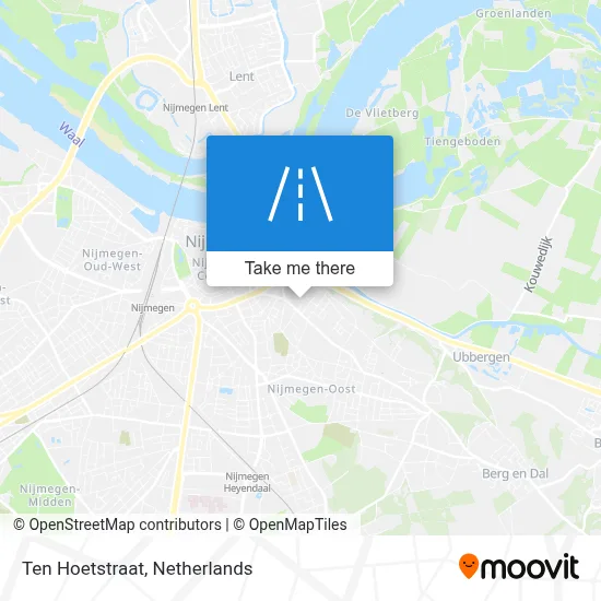 Ten Hoetstraat map