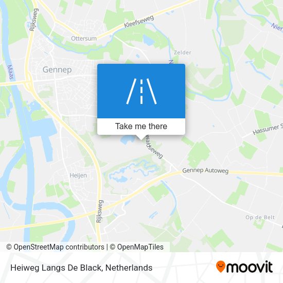 Heiweg Langs De Black map