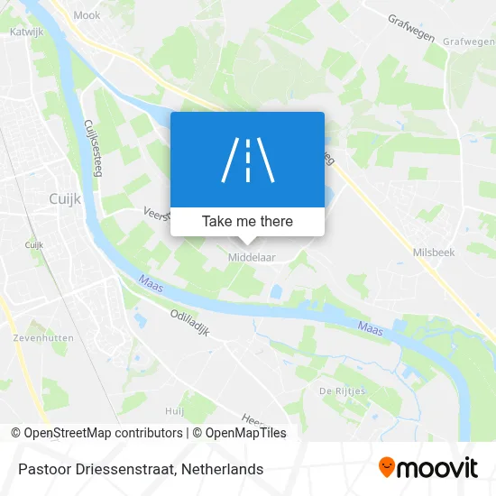 Pastoor Driessenstraat map