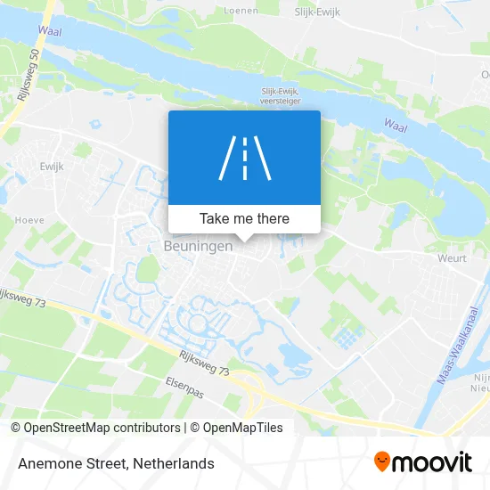 Anemoonstraat map