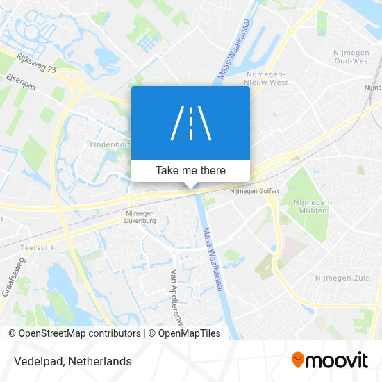 Vedelpad map