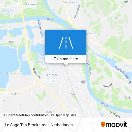 Le Sage Ten Broekstraat map
