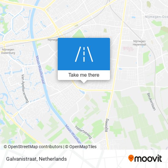 Galvanistraat map