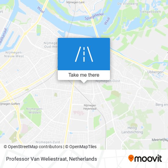 Professor Van Weliestraat map