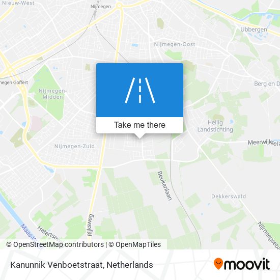 Kanunnik Venboetstraat Karte