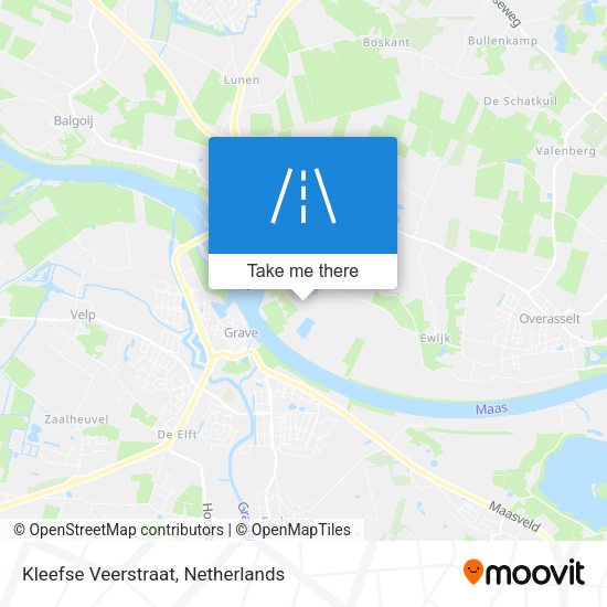 Kleefse Veerstraat map
