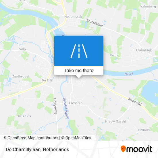 De Chamillylaan map