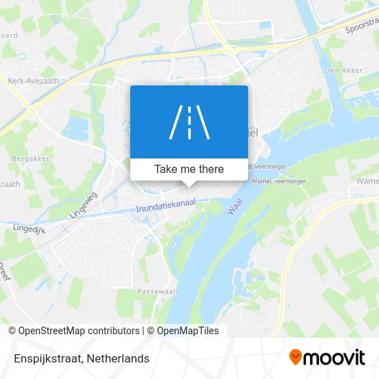 Enspijkstraat map