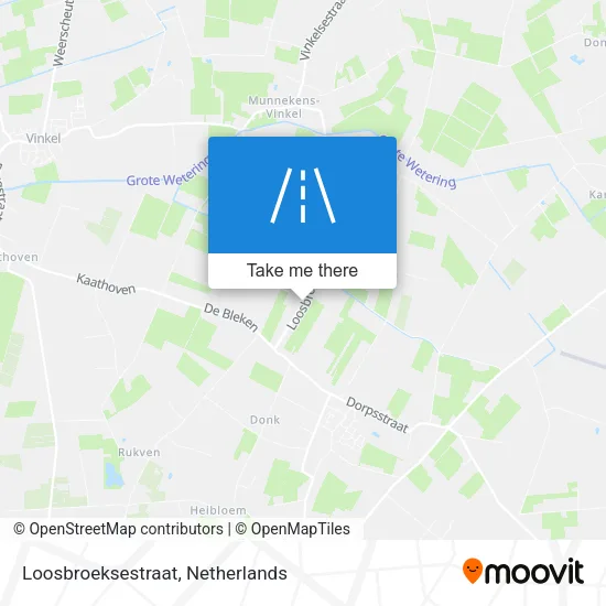 Loosbroeksestraat map