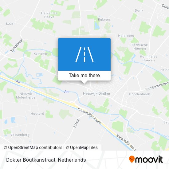 Dokter Boutkanstraat map