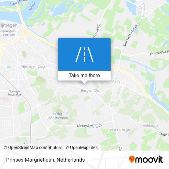 Prinses Margrietlaan map