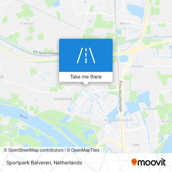 Sportpark Balveren map